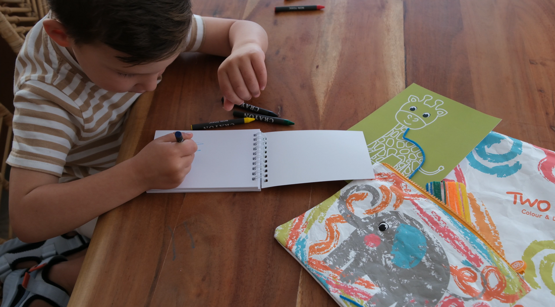 featuring Twisty Kids travel essentials like a kids' backpack and Play Sets for creative play during school holidays