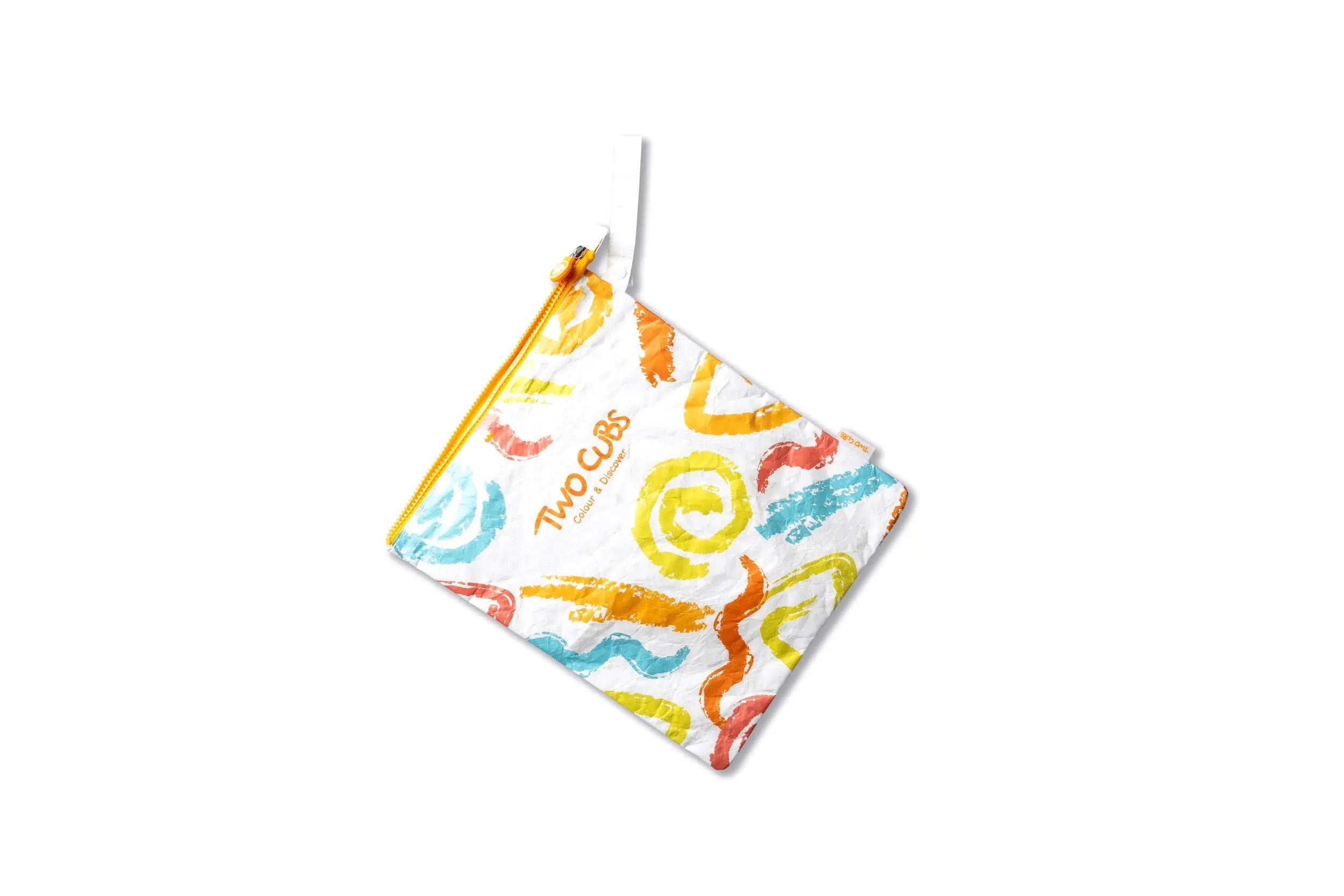 Reusable wet bag for kids designed for clothes and daycare essentials