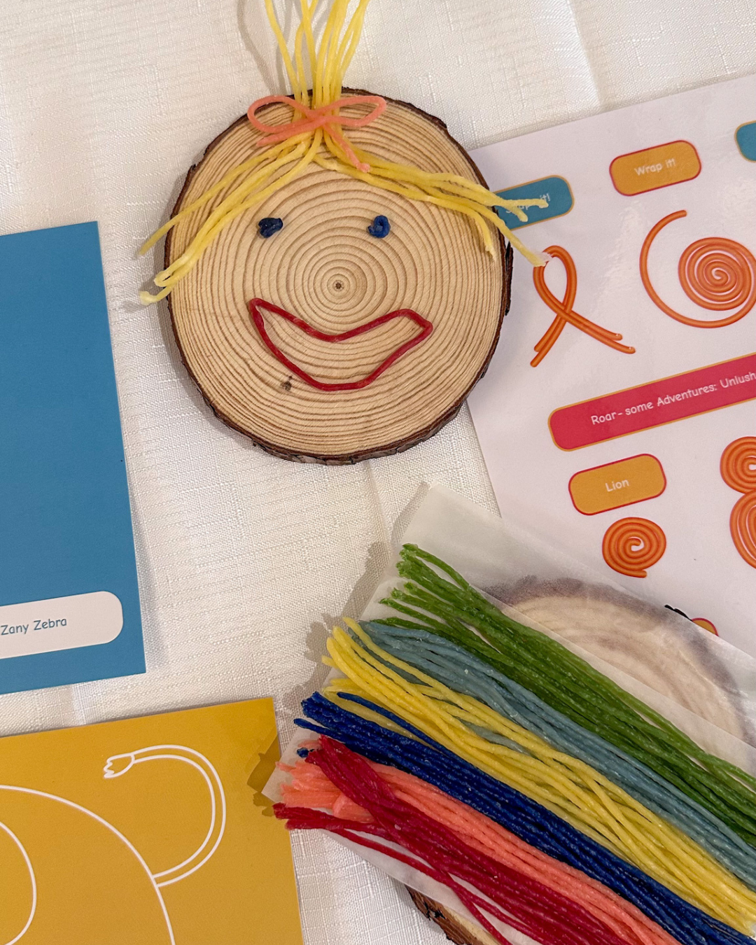 Open ended creative play building shapes with wax sticks for hands-on learning activity